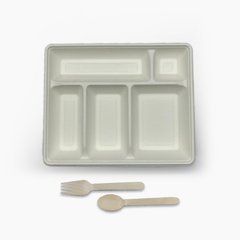 Environmentally friendly tableware made of sugar cane pulp